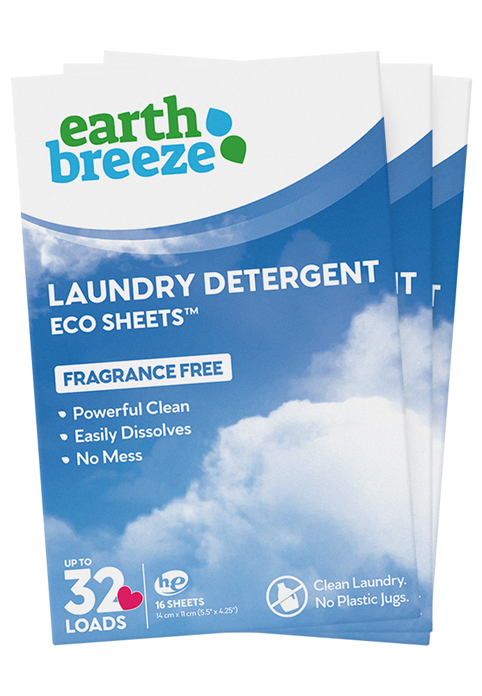 Laundry Detergent Eco Sheets Sample Pack - 2 Packs + 1 for FREE, 96 Loads