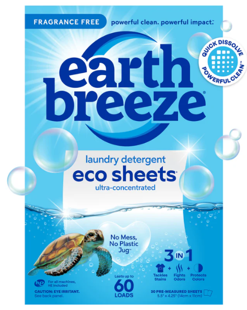 Laundry Detergent Eco Sheets - 60 Loads